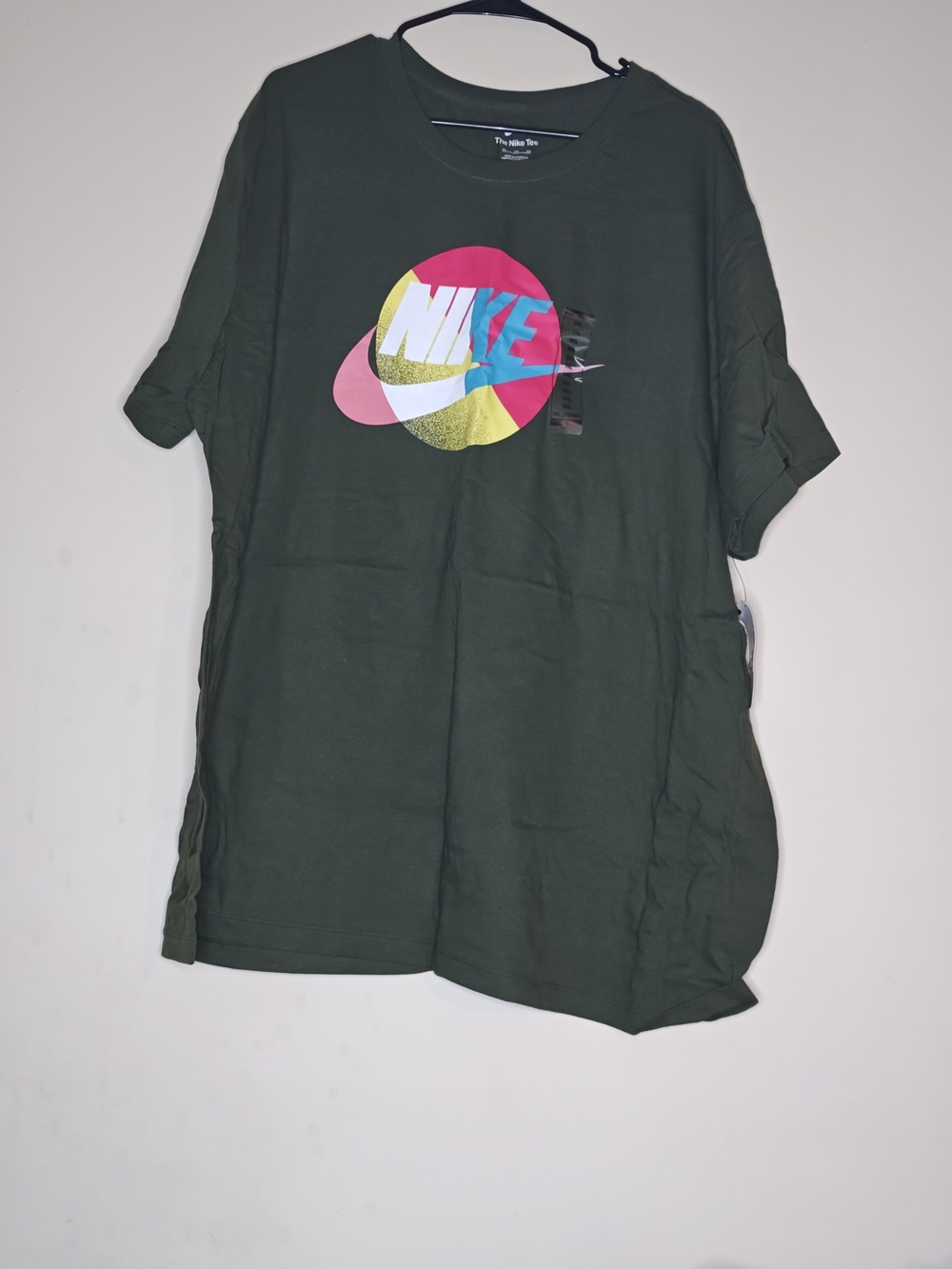 Nike Men's Dark Green Graphic Logo T-Shirt 3XL